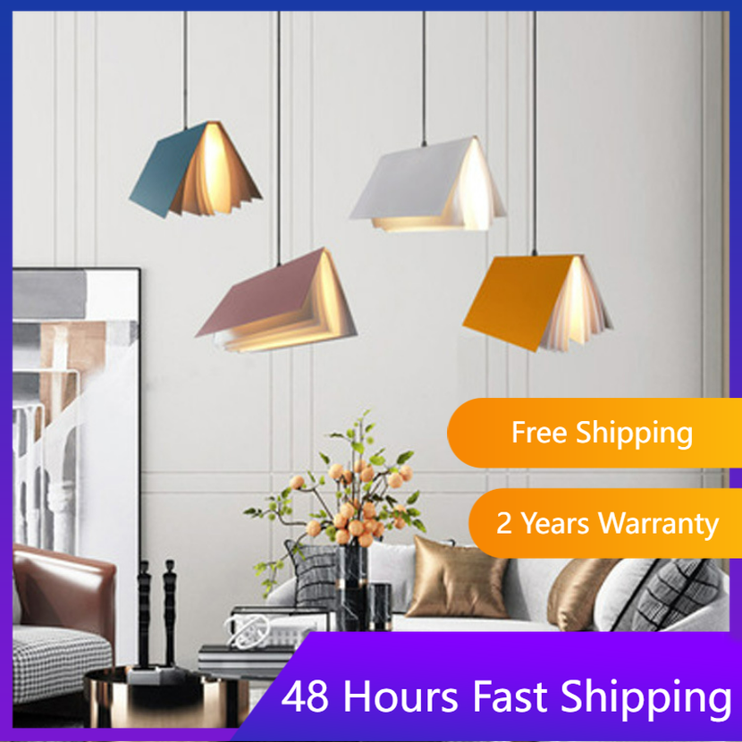 Home Office Library - Novelty Pendant Lights Book Decoration Hanging