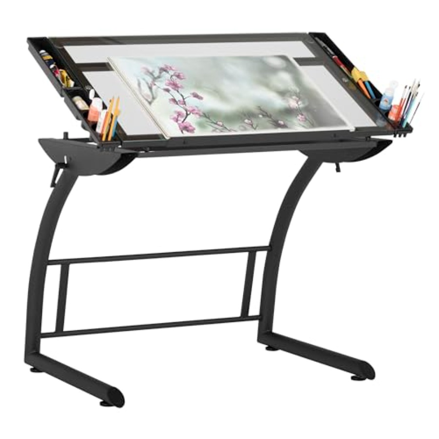 Home Office Desk - Triflex Drawing Table Sit to Stand