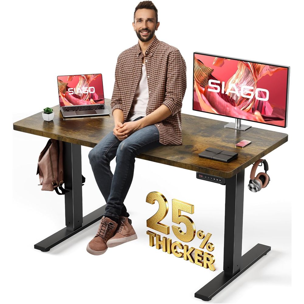 Standing Desk Electric - 48x24 Adjustable Electric Standing Desk with