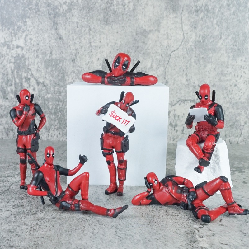Home Office Romance Manga - 5 Desk Decoration Deadpool Car Home