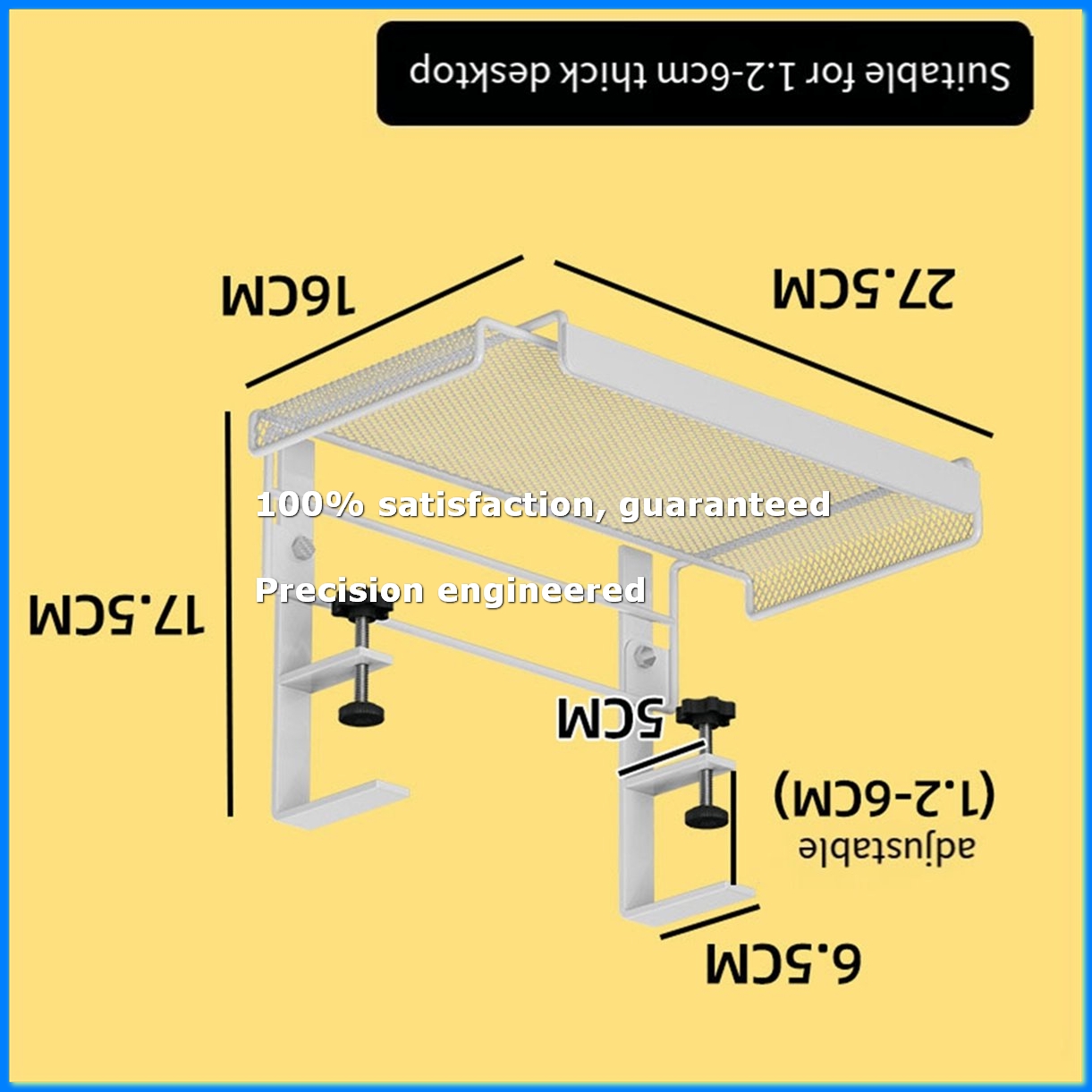 Home Office Desk - Under Desk Cable Management Tray, Workstation