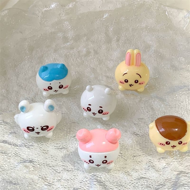 Home Office Jobs - Chiikawa Resin Figures Set Cute Cartoon