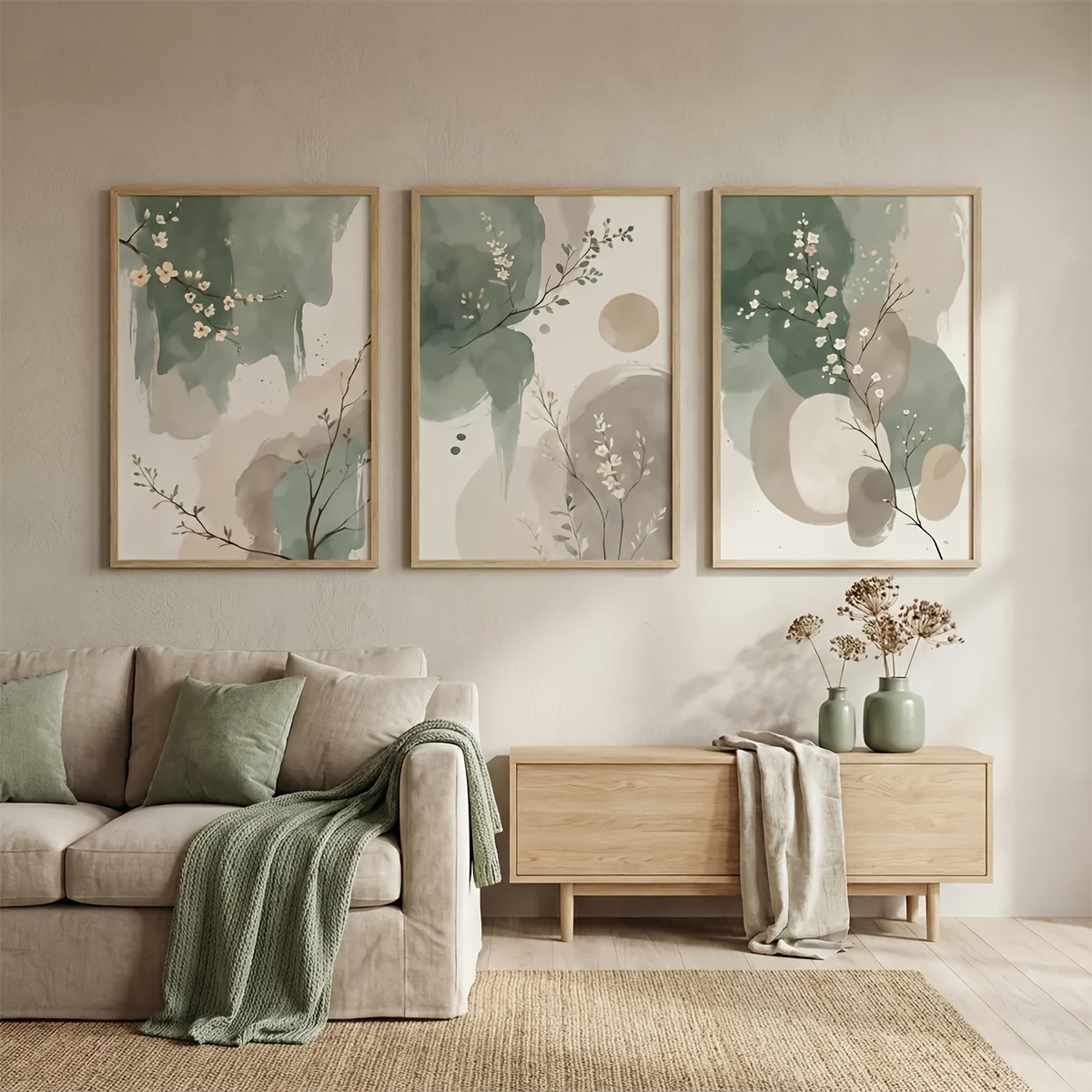 3pcs Japanese-Style Plant Canv – Home Office Youtube recenzja i cena