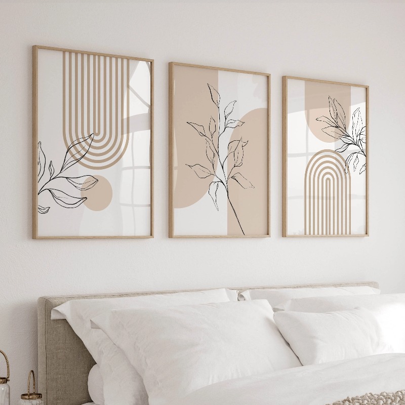 Neutral Wall Art Prints for Mo – Home Office Japandi recenzja i cena