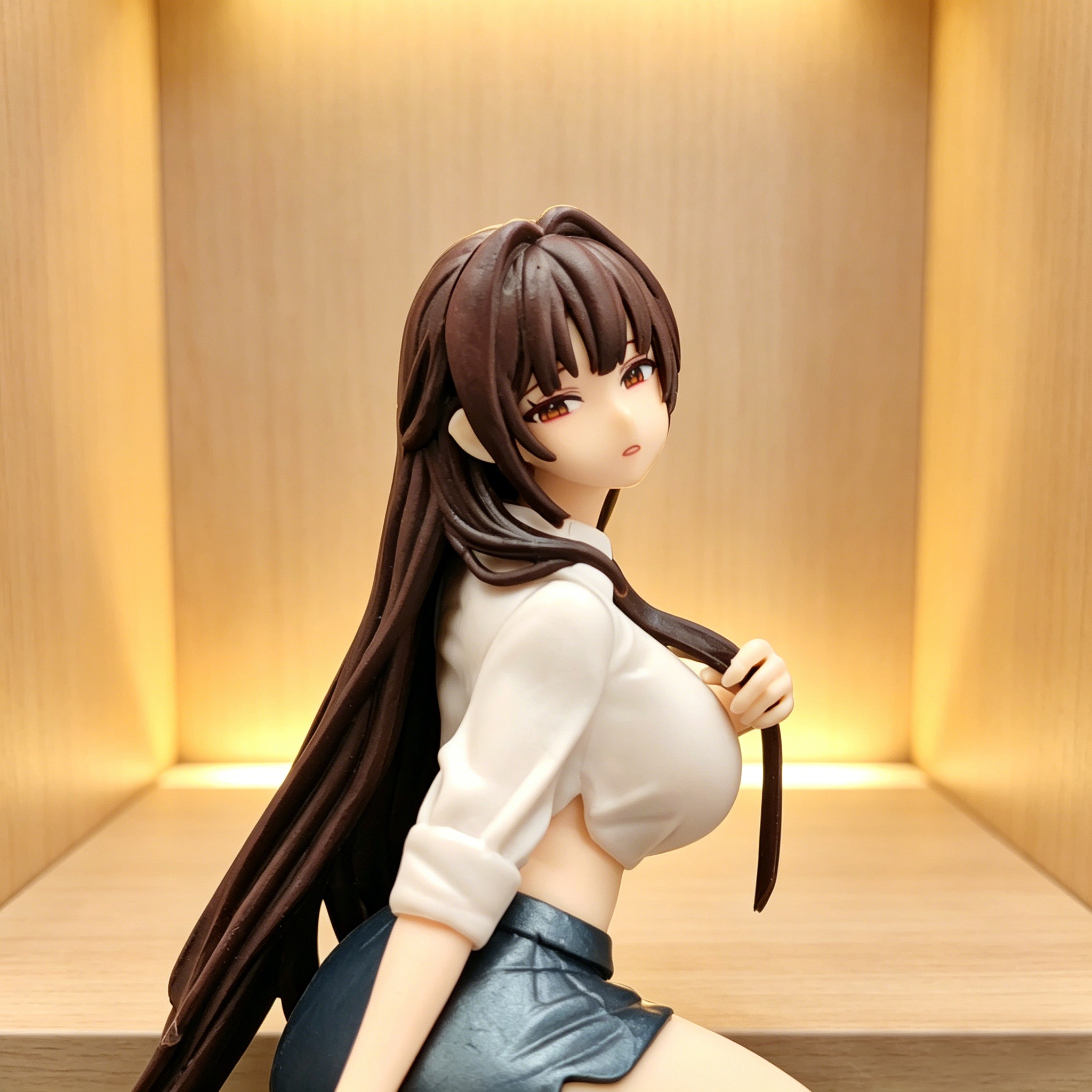 12cm Kneeling Girl Anime Figur – Home Office Romance Manga recenzja i cena