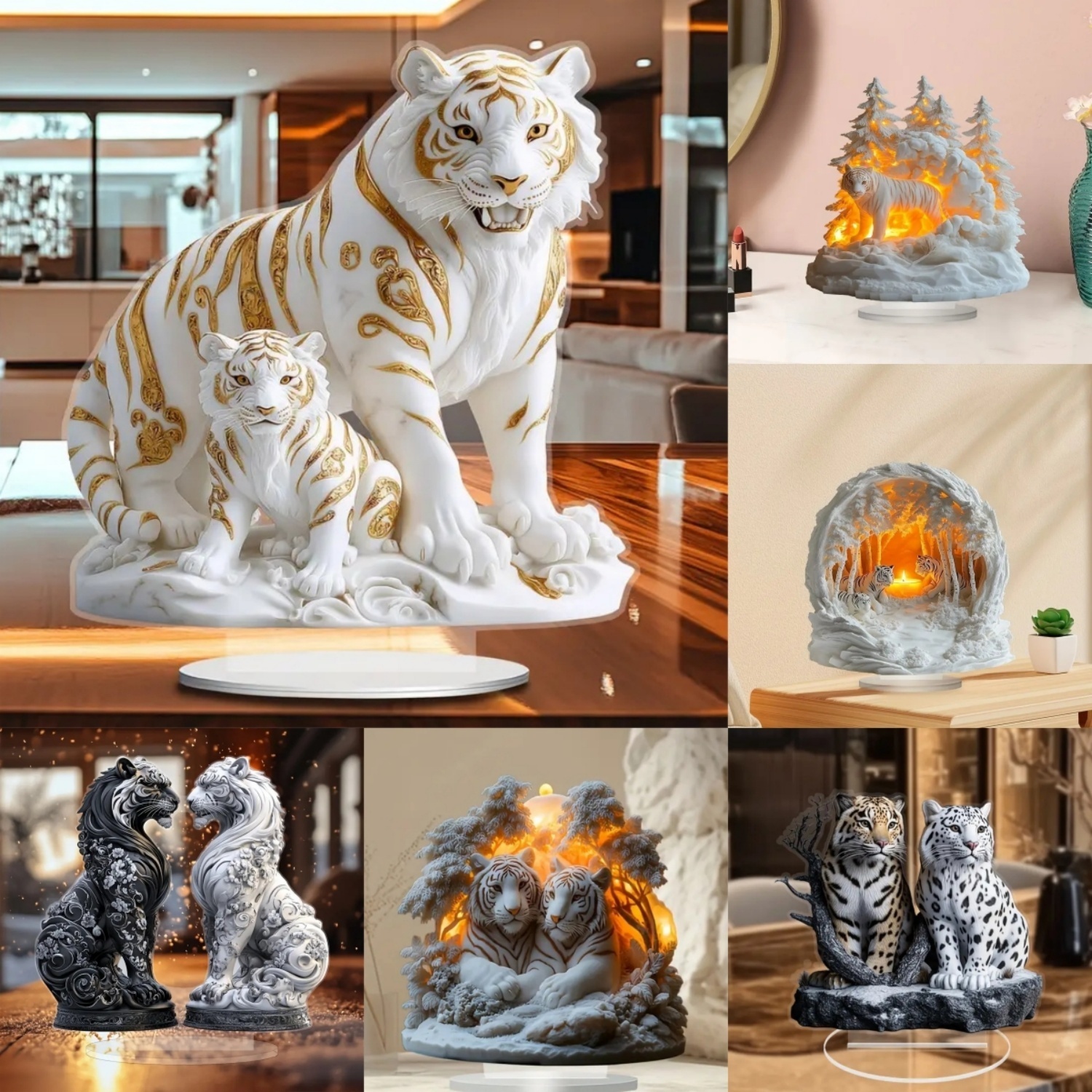 Two Tigers Statue,2D Flat Anim – Home Office Jobs recenzja i cena