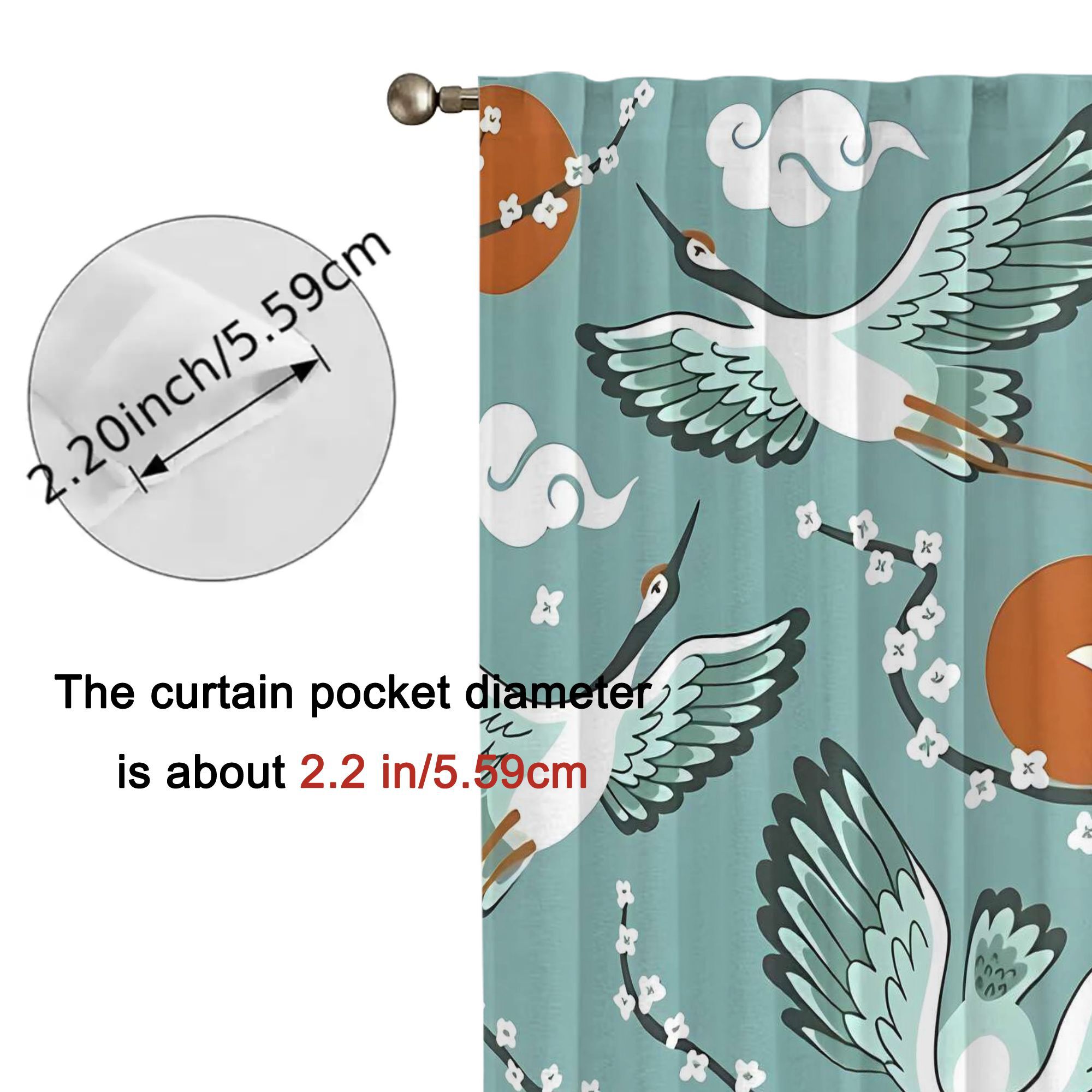 Elegant Teal Watercolor Bird C – Home Office Japandi recenzja i cena