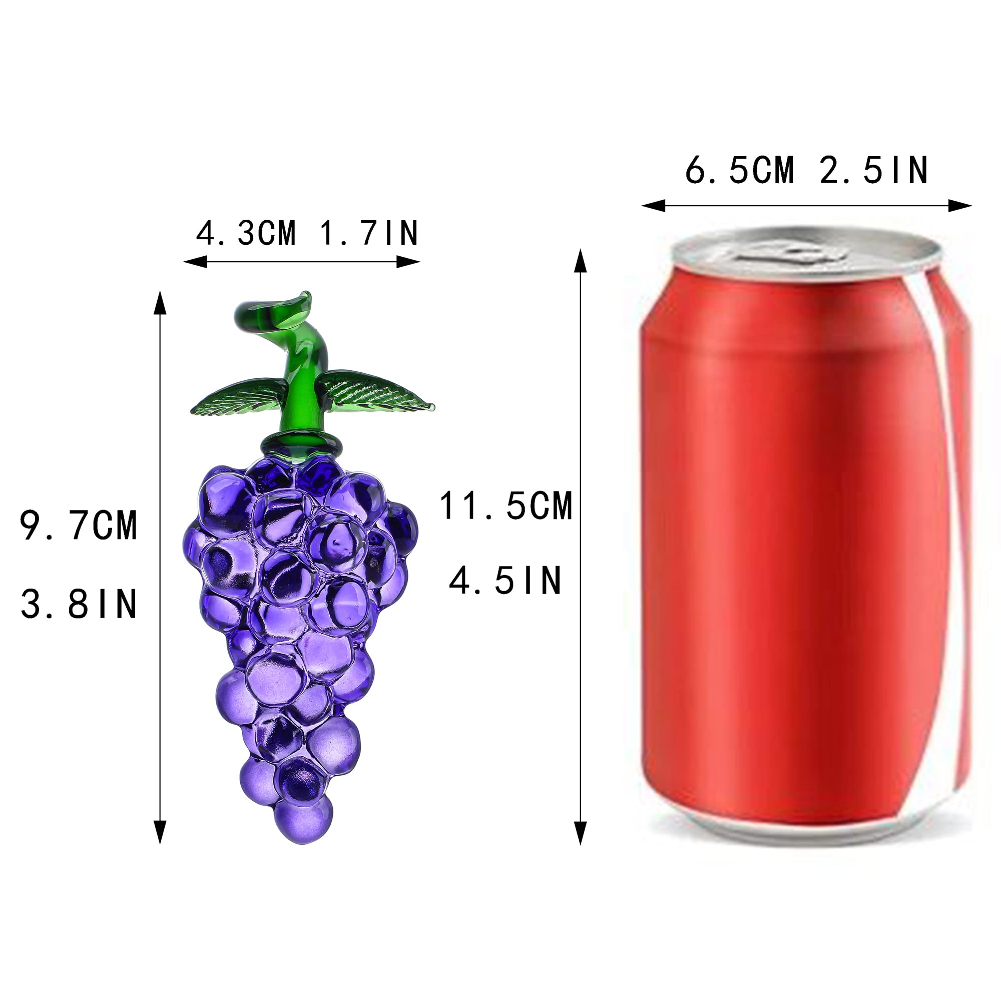 Handmade Glass Purple Grape Fi – Home Office Freelancer recenzja i cena