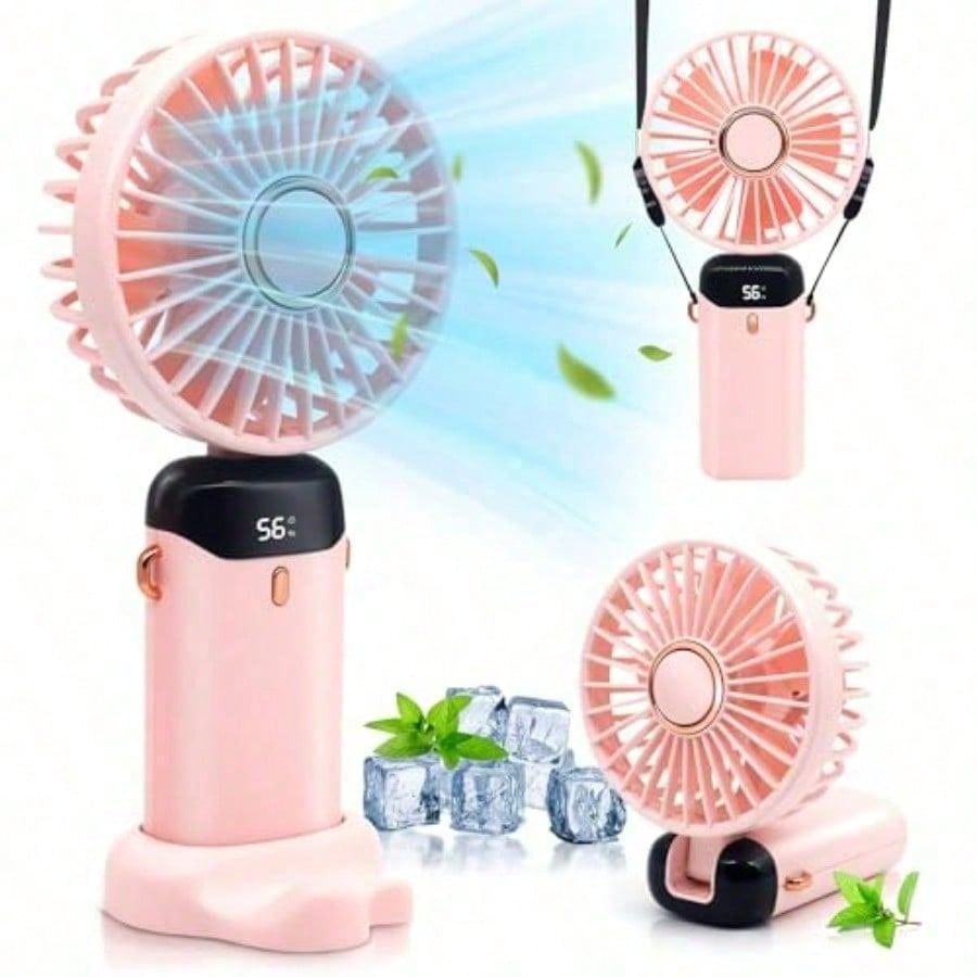 1pc Mini Handheld Electric Fan – Standing Desk Electric recenzja i cena