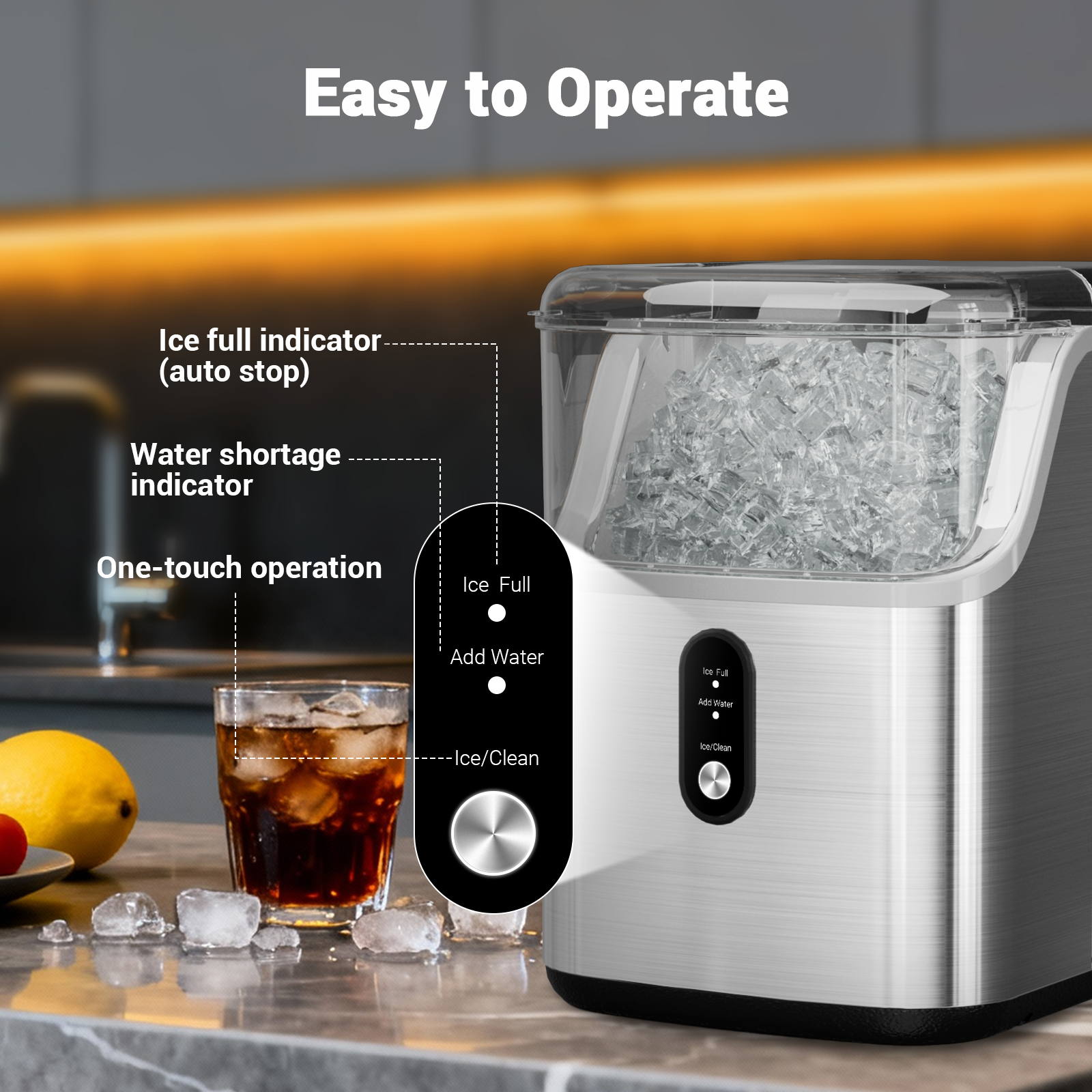 Nugget ice Maker countertop, S – Home Office Gear recenzja i cena