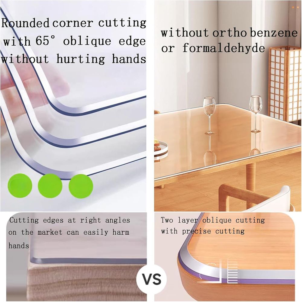 42x64 Clear PVC Desk Mat Prote – Home Office Desk recenzja i cena