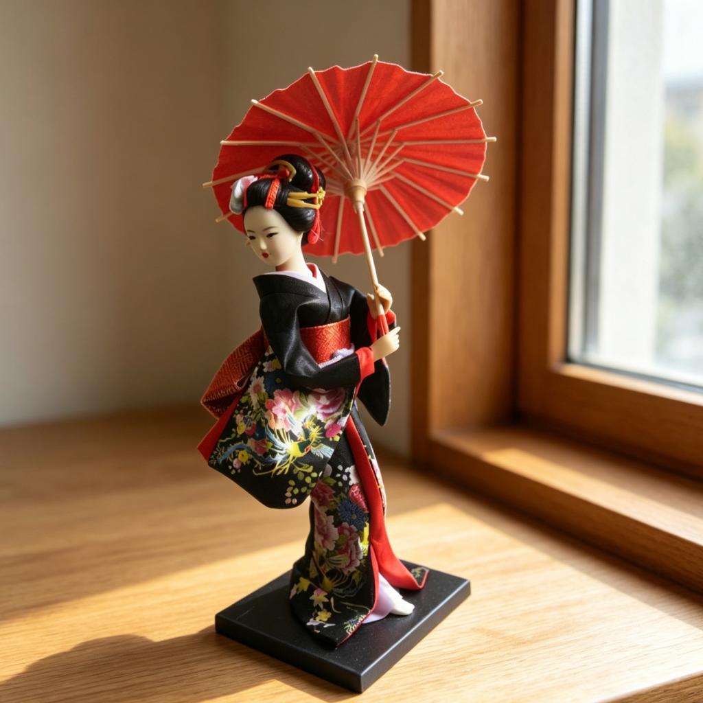 Decorative Figure Japanese Gei – Home Office Japandi recenzja i cena