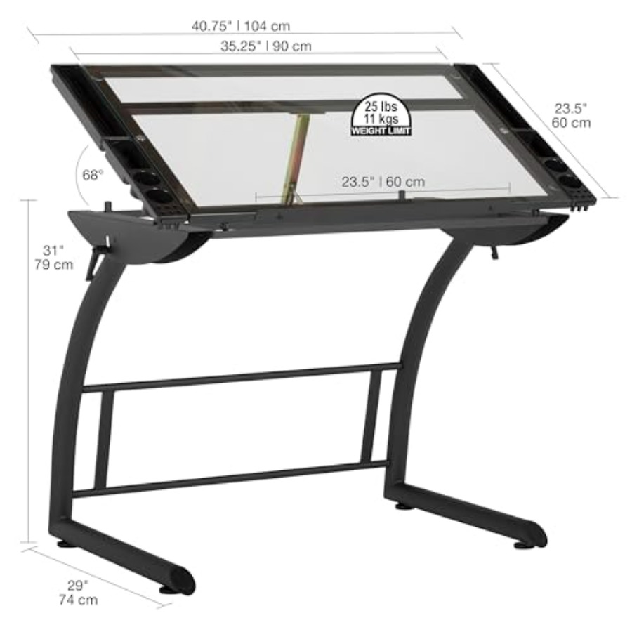 Triflex Drawing Table Sit to S – Home Office Desk recenzja i cena