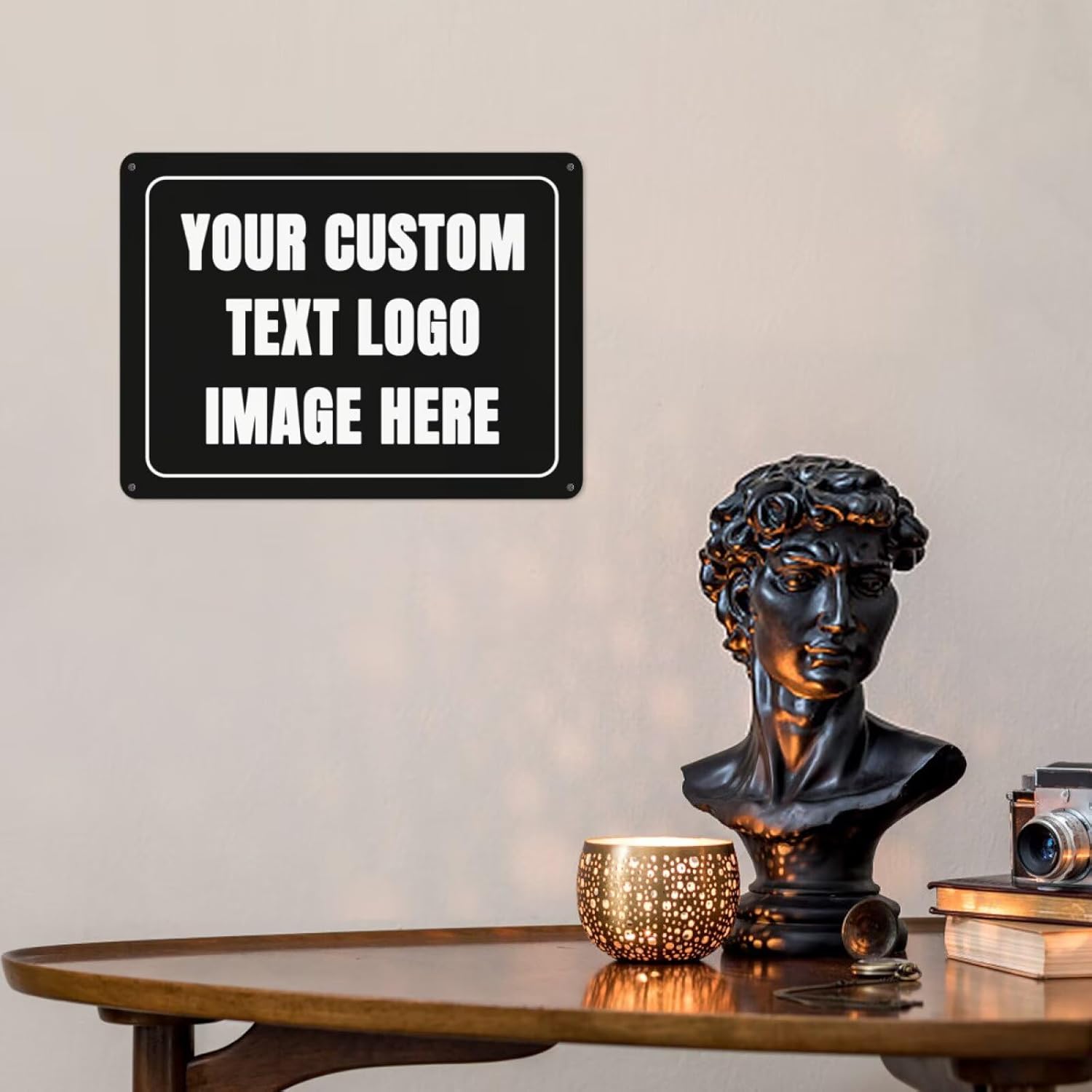 Custom Sign Personalized Metal – Home Office Logo recenzja i cena