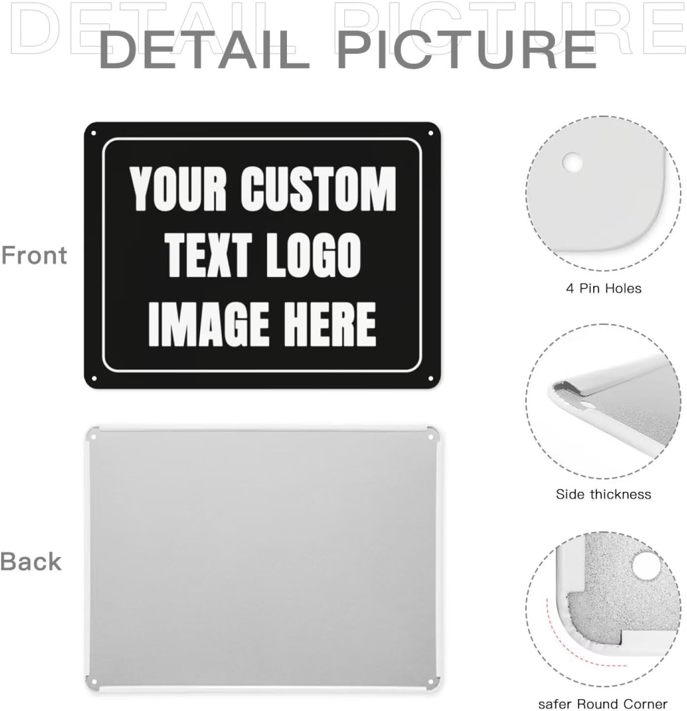 Custom Sign Personalized Metal – Home Office Logo recenzja i cena