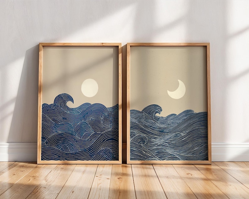 2pcs Japandi Minimalist Moon C – Home Office Youtube recenzja i cena