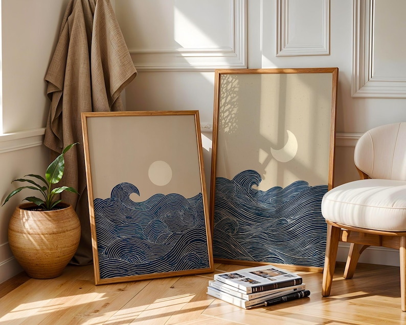 2pcs Japandi Minimalist Moon C – Home Office Youtube recenzja i cena