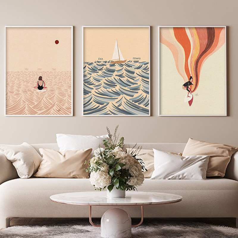 Nordic Minimalistic Art Surfin – Home Office Youtube recenzja i cena