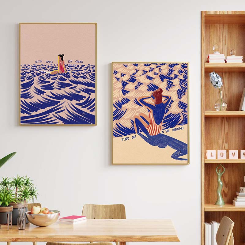 Nordic Minimalistic Art Surfin – Home Office Youtube recenzja i cena