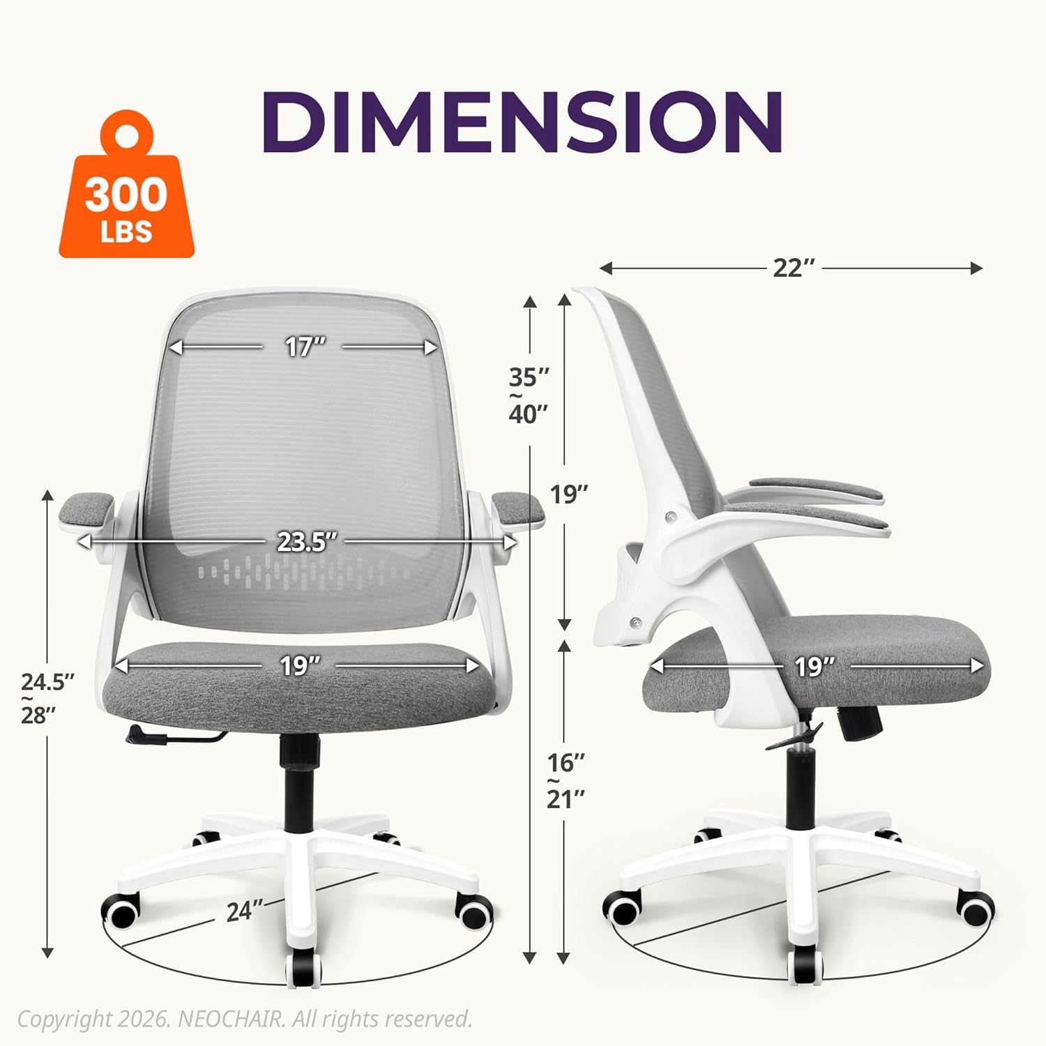 Ergonomic Mesh Office Chair wi – Home Office Desk recenzja i cena