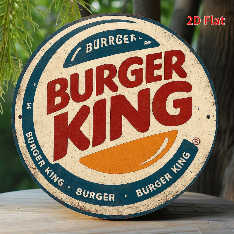 Burger King Retro wooden logo  – Home Office Logo recenzja i cena