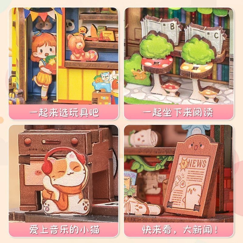 3D Puzzle DIY Mini House Craft – Home Office Freelancer recenzja i cena