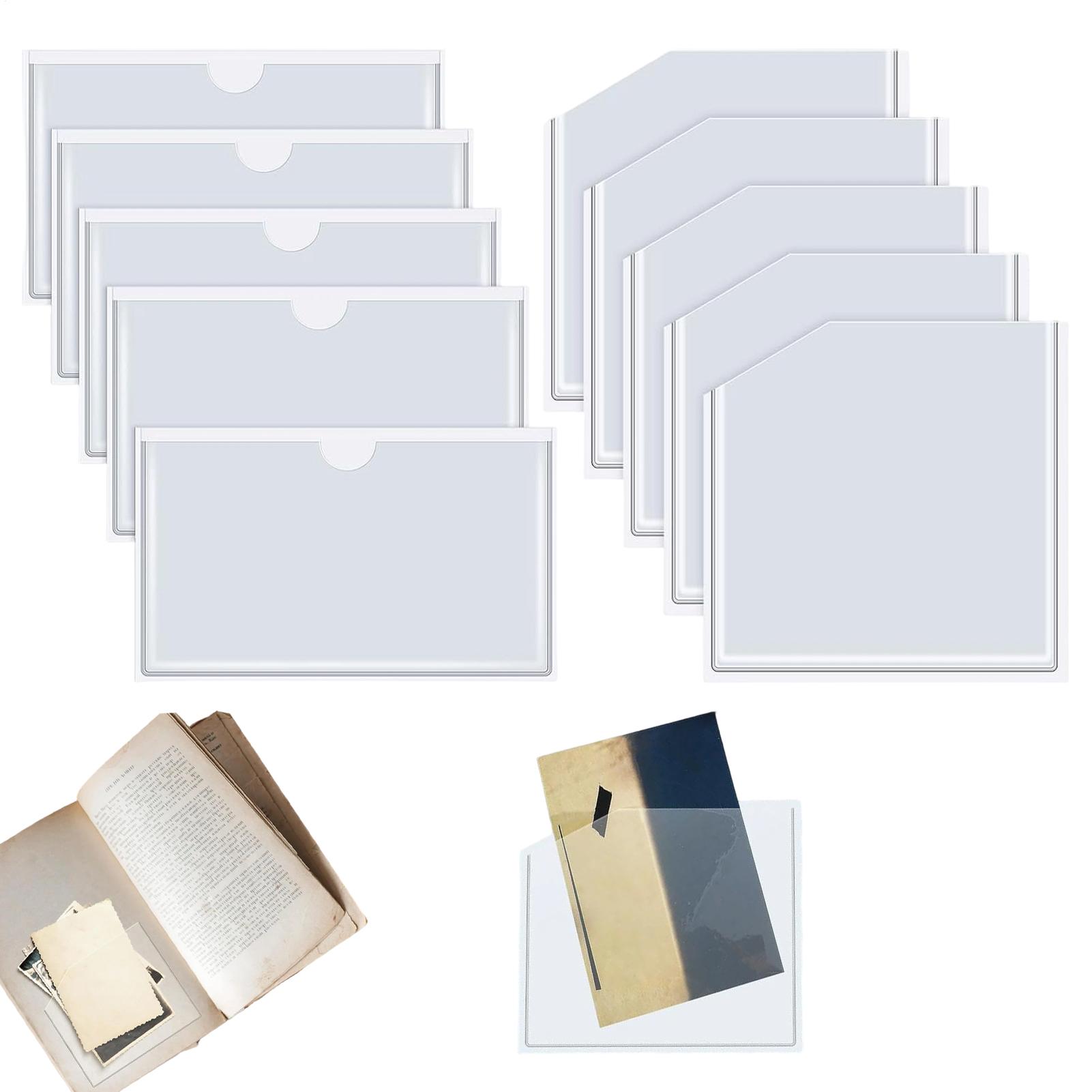Clear Adhesive Pockets Dustpro – Home Office Library recenzja i cena