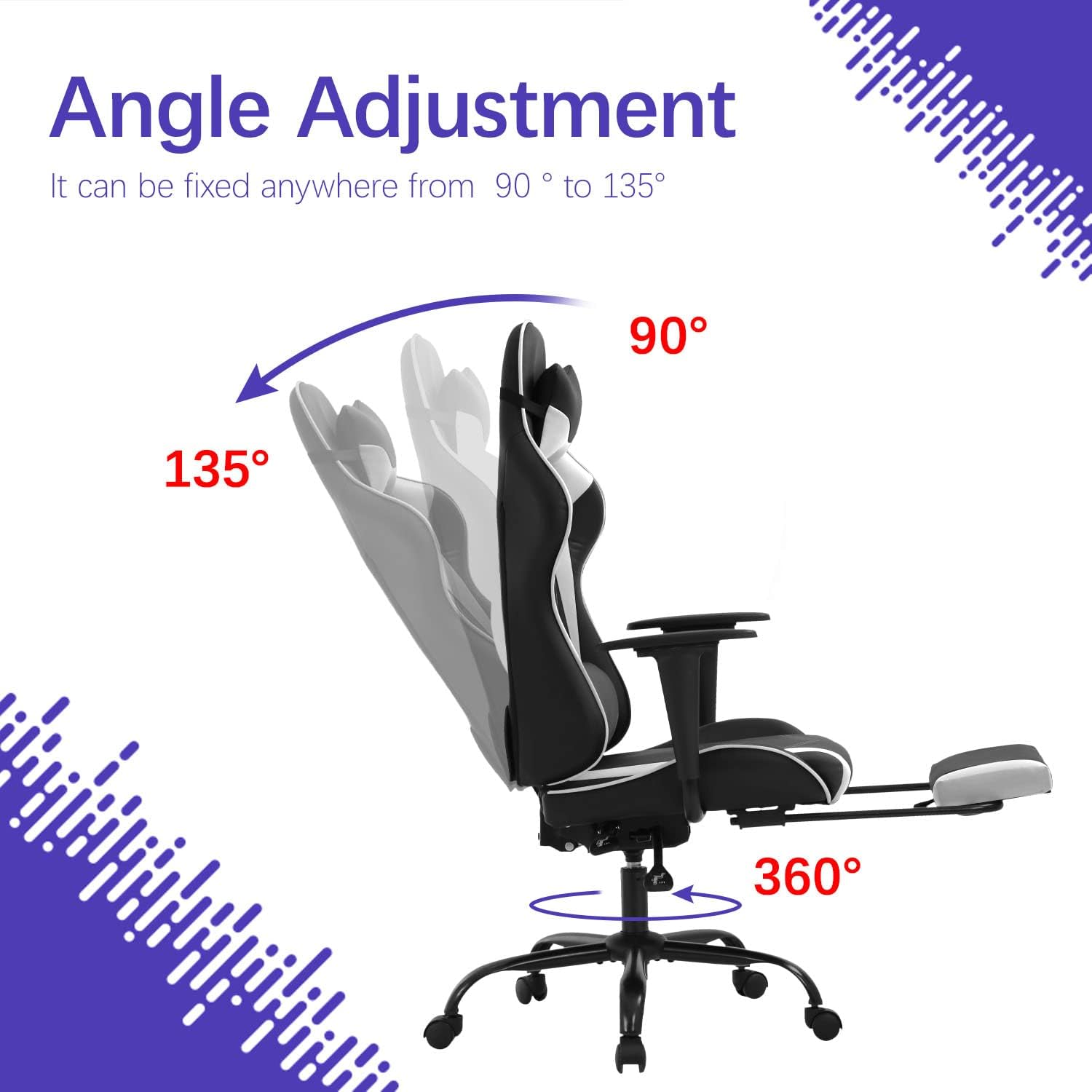Ergonomic Gaming Chair with Fo – Home Office Desk recenzja i cena