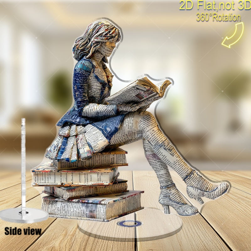 A 2D flat rotating acrylic boo – Home Office Library recenzja i cena