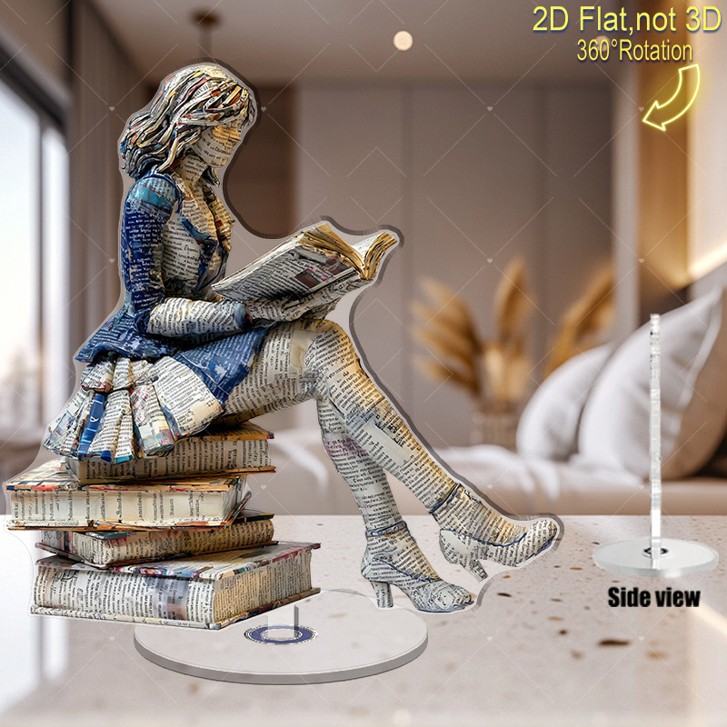 A 2D flat rotating acrylic boo – Home Office Library recenzja i cena
