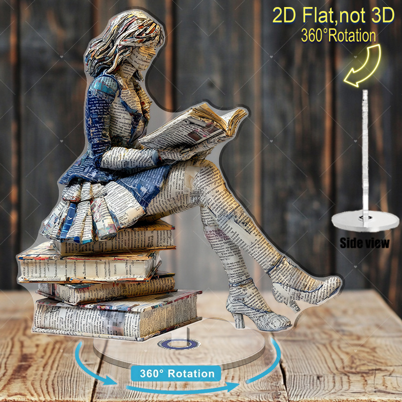 A 2D flat rotating acrylic boo – Home Office Library recenzja i cena