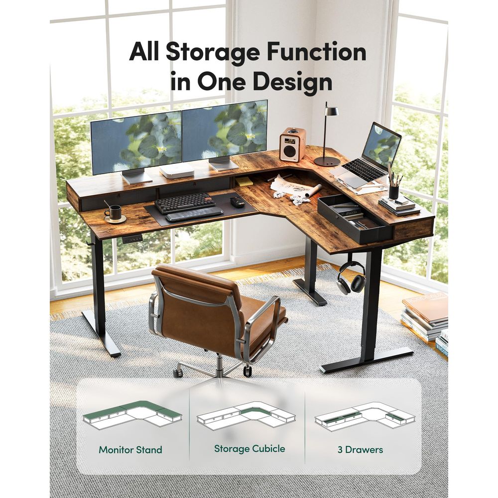 L Shaped Electric Standing Des – Standing Desk Electric recenzja i cena
