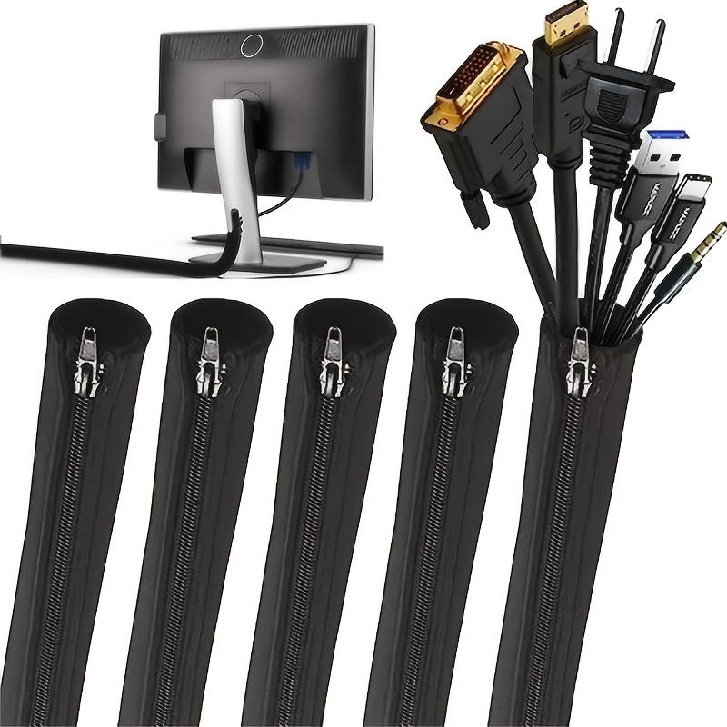 1/2/4 PCS Flexible Cable Manag – Home Office Jobs recenzja i cena
