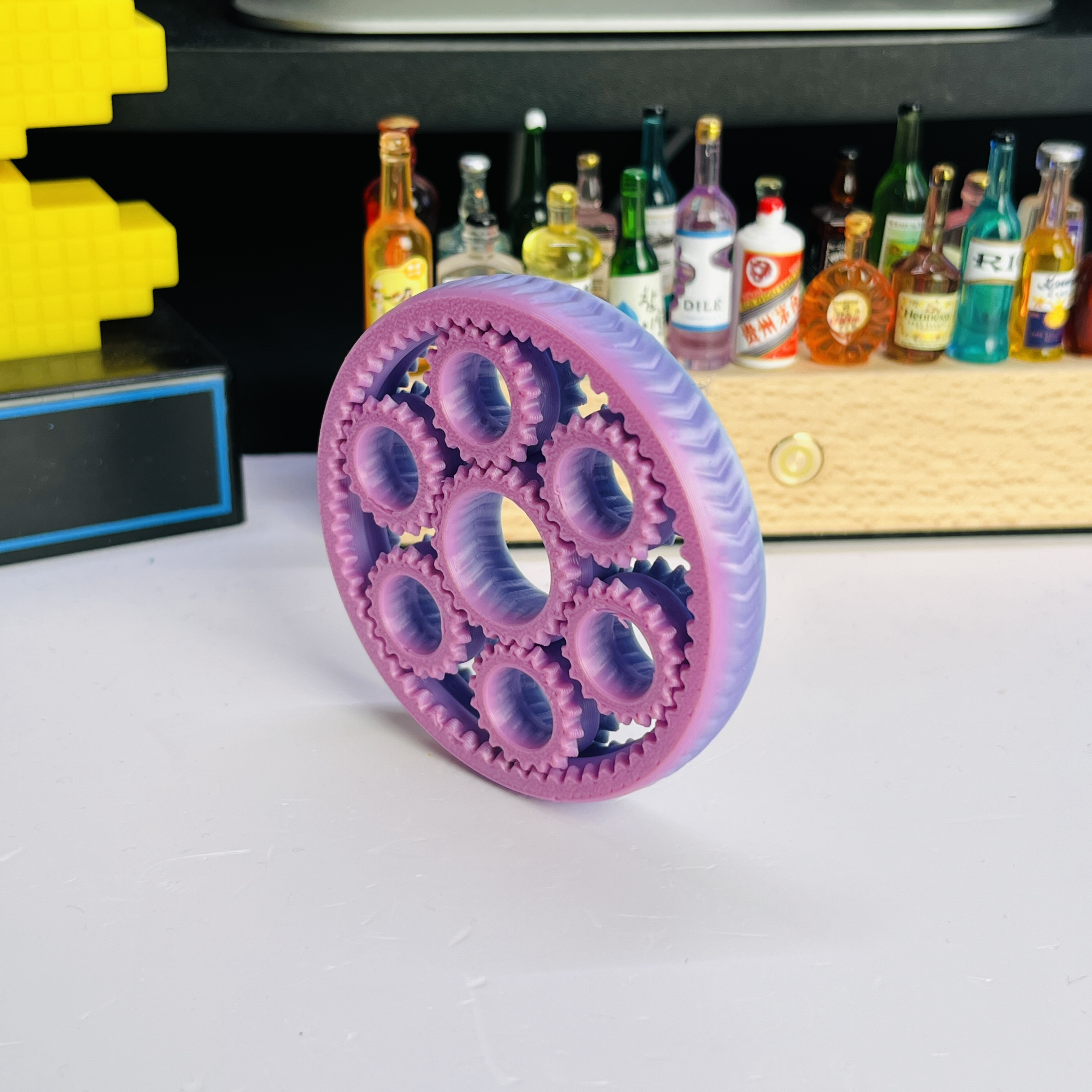 3D Printed Six-Gear Finger Spi – Home Office Gear recenzja i cena