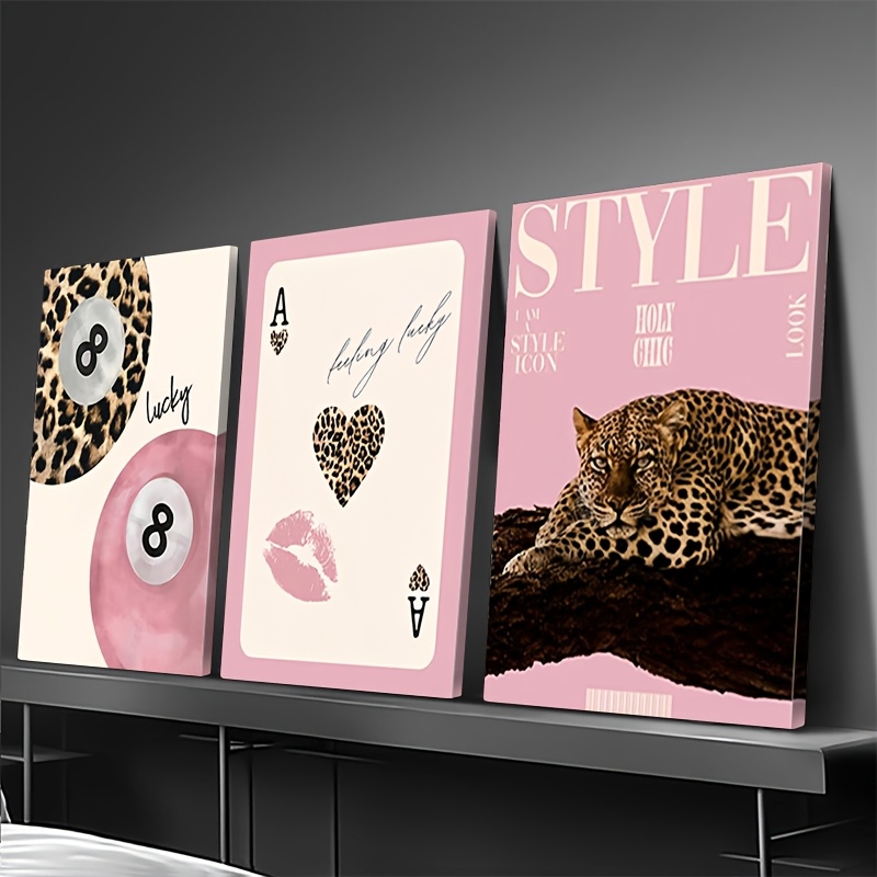 3pcs Leopard Cheetah Canvas Wa – Home Office Youtube recenzja i cena