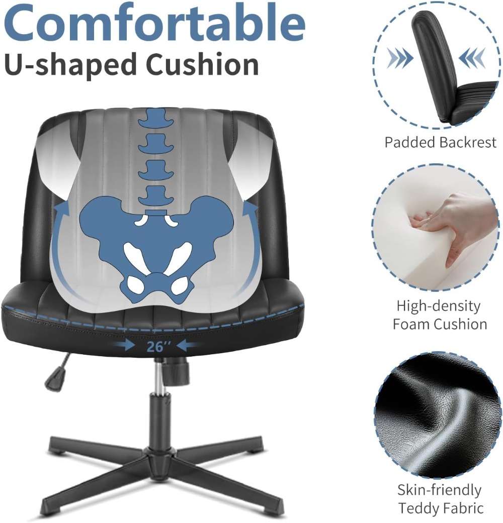 Criss Cross Desk Chair No Whee – Home Office Desk recenzja i cena