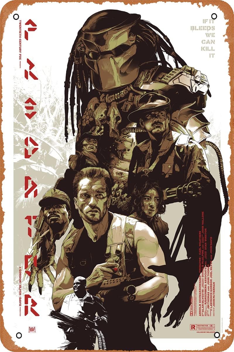 PREDATOR (1987) movie poster,  – Home Office Logo recenzja i cena