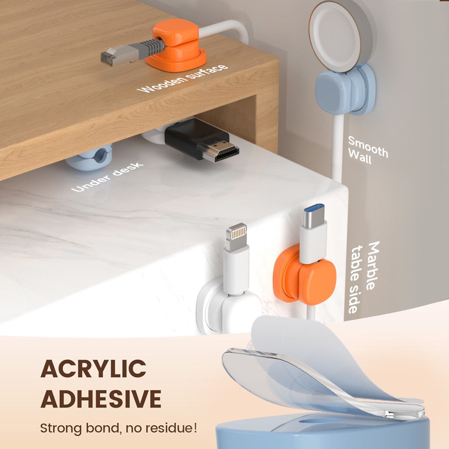 adhesive cable organizer Cable – Cable Management Box recenzja i cena