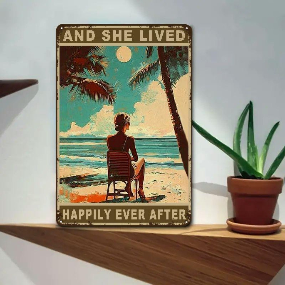 Retro beach metal logo - 