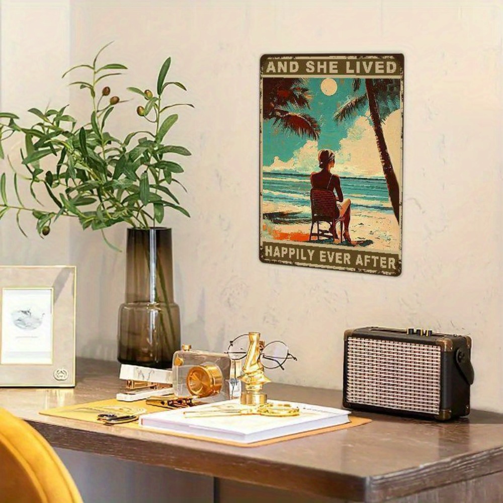 Retro beach metal logo - 