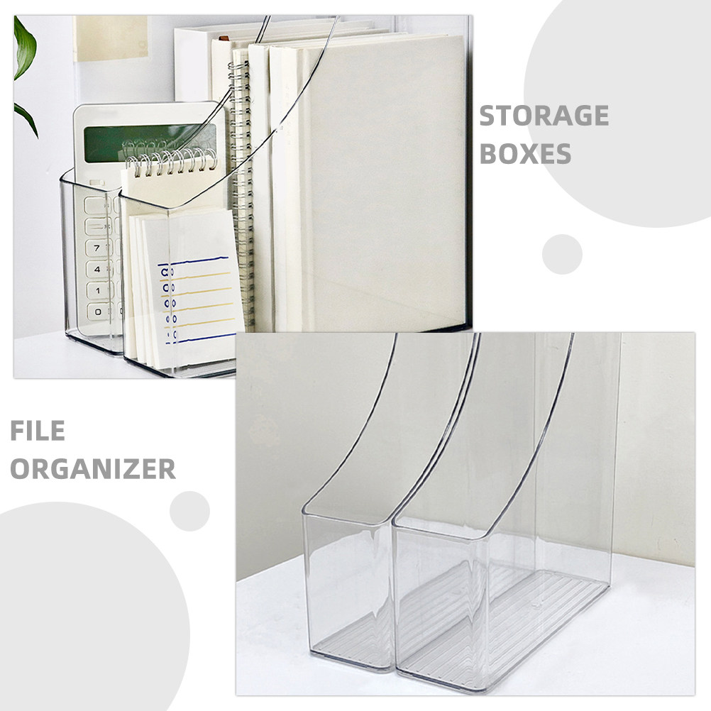 2Pcs Transparent File Organize – Home Office Library recenzja i cena