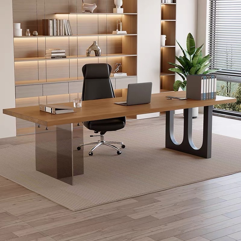 Italian Acrylic Floating Woode – Home Office Desk recenzja i cena