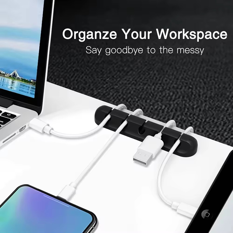 Silicone USB Cable Clip Winder – Cable Management Box recenzja i cena