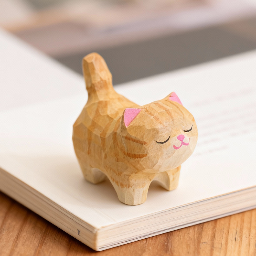Cute Golden gradient Cat Figur – Home Office Freelancer recenzja i cena