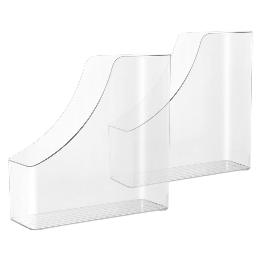 2Pcs Clear File Organizer Desk – Home Office Library recenzja i cena