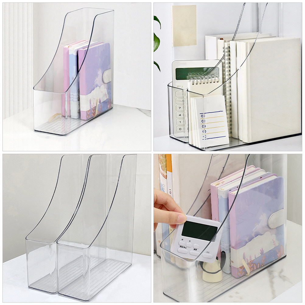 2Pcs Clear File Organizer Desk – Home Office Library recenzja i cena