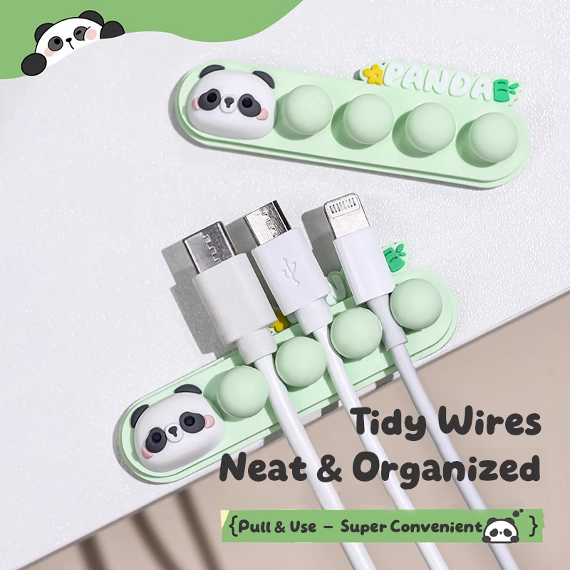 Cartoon Panda Cable Holder: Se – Cable Management Box recenzja i cena