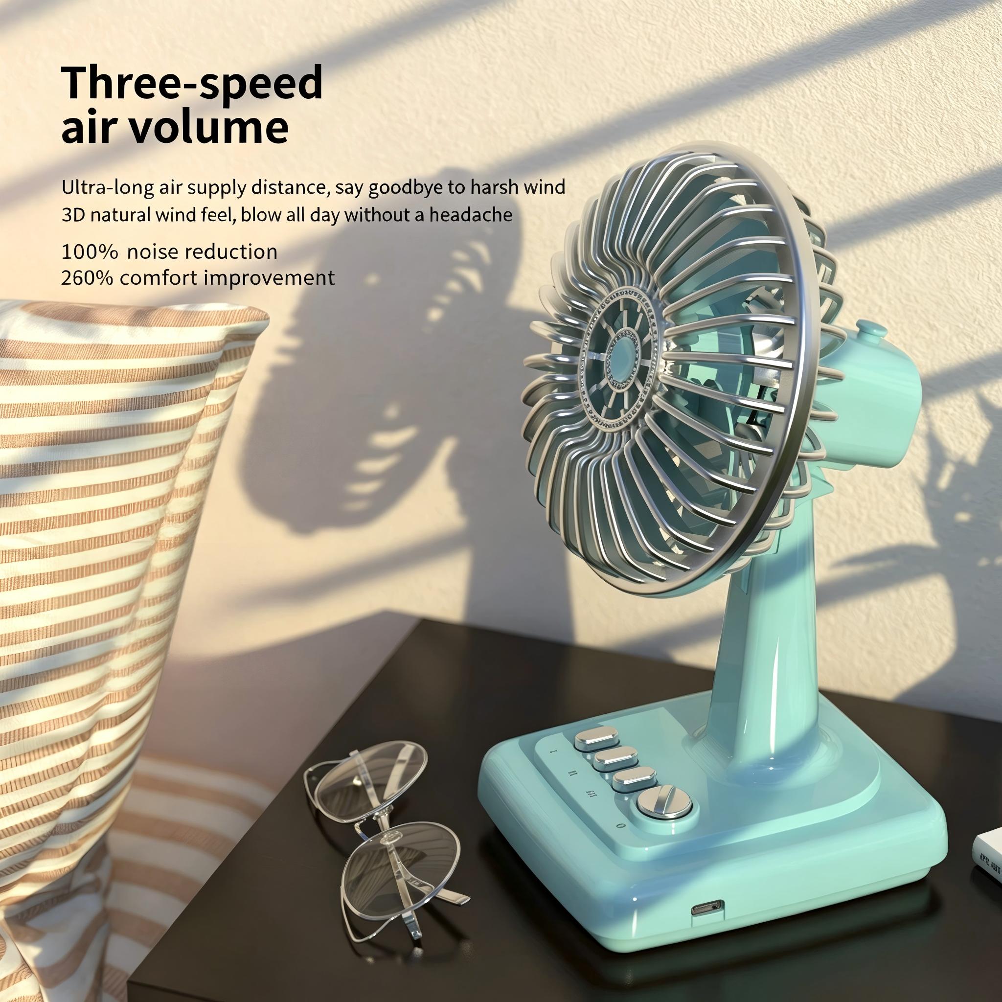 Retro Alloy Desktop Fan 3 Spee – Home Office Jobs recenzja i cena
