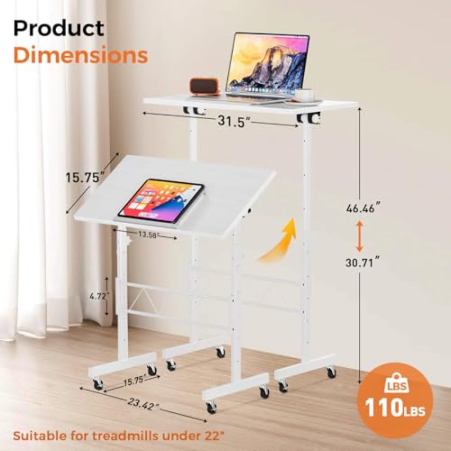 Standing Desk Adjustable Heigh – Home Office Desk recenzja i cena