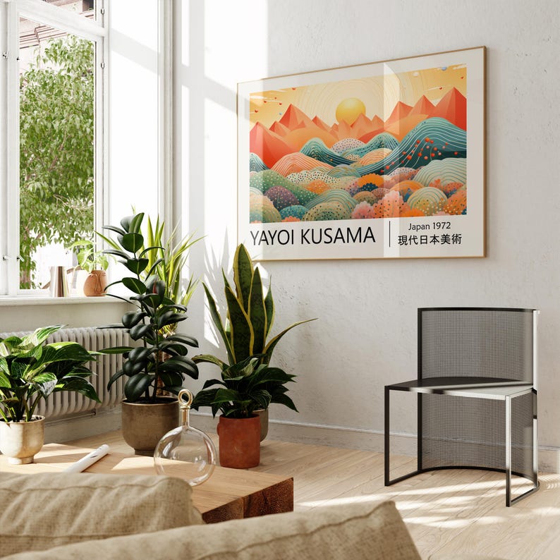 1pc Yayoi Kusama Abstract Land – Home Office Youtube recenzja i cena